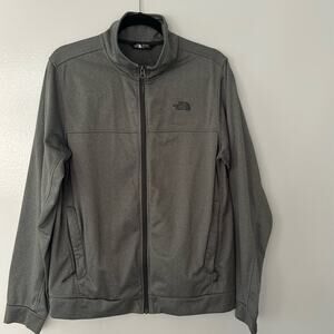 The North Face Men's Charcoal Zip up Jacket Size M Fall Outdoors
